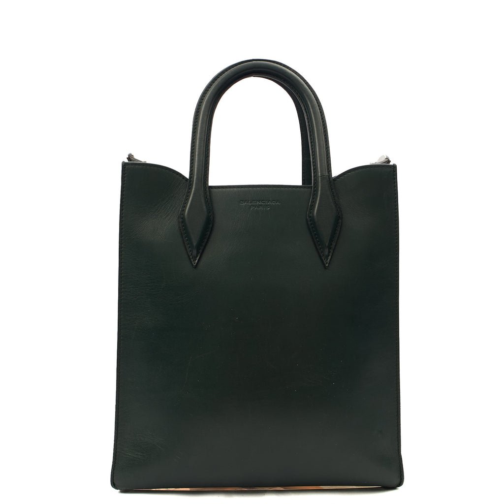 Balenciaga Tote Maillon Tote in Green, Leather