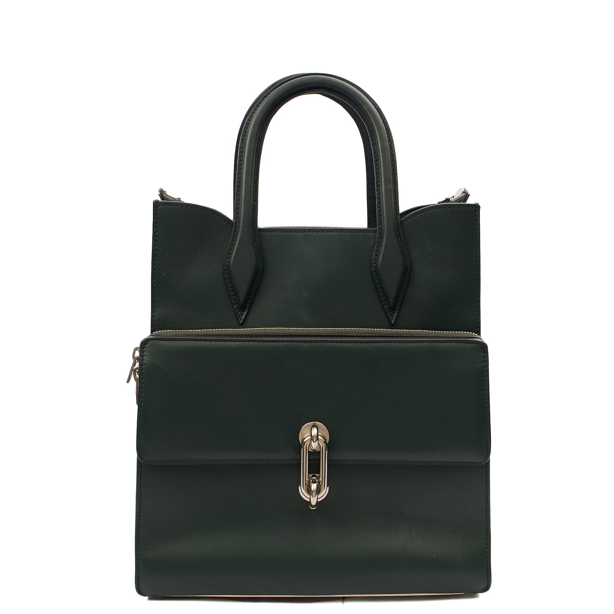 Balenciaga Tote Maillon Tote in Green, Leather