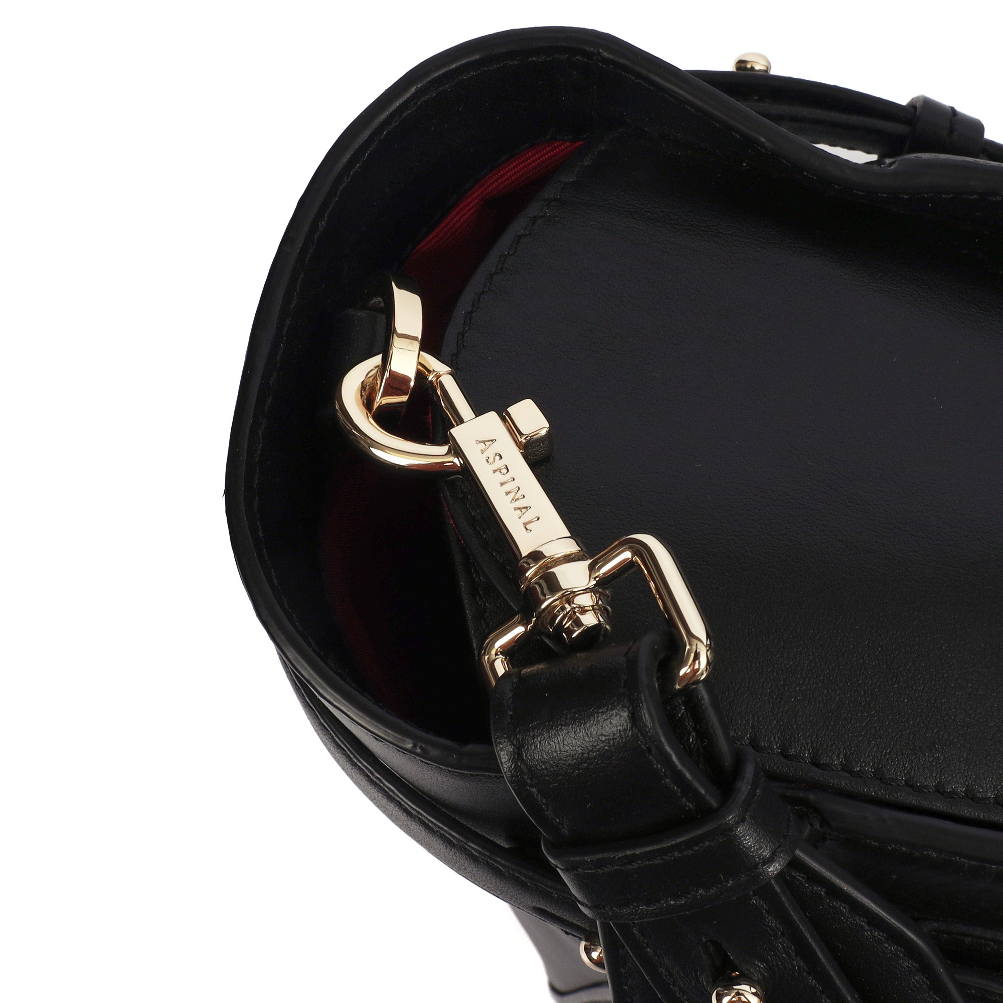 Aspinal of London Tote Marylebone Small in Black, Leather