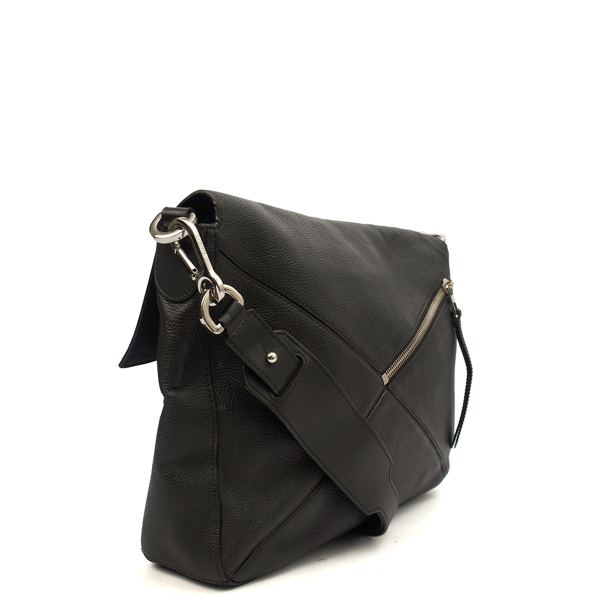 Loewe Cross Body Puzzle - Large in Black, Leather