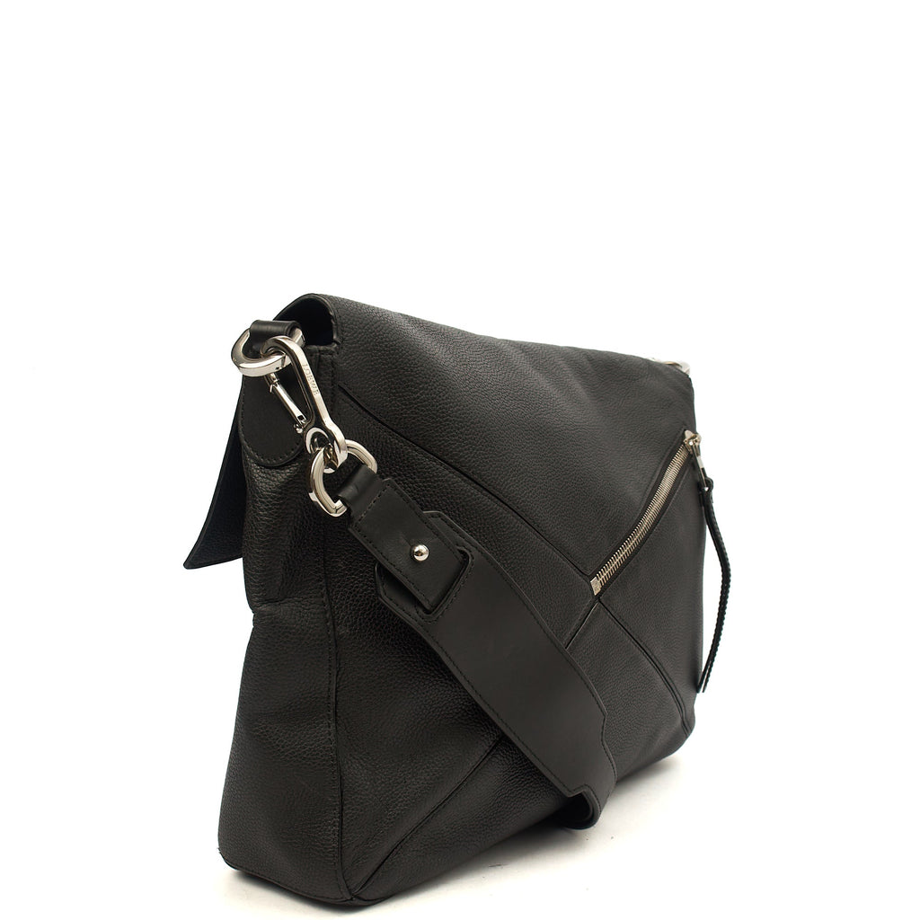 Loewe Cross Body Puzzle - Large in Black, Leather