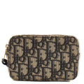Christian Dior Cross Body Saddle Belt Pouch in Blue, Dior Oblique Embroidery