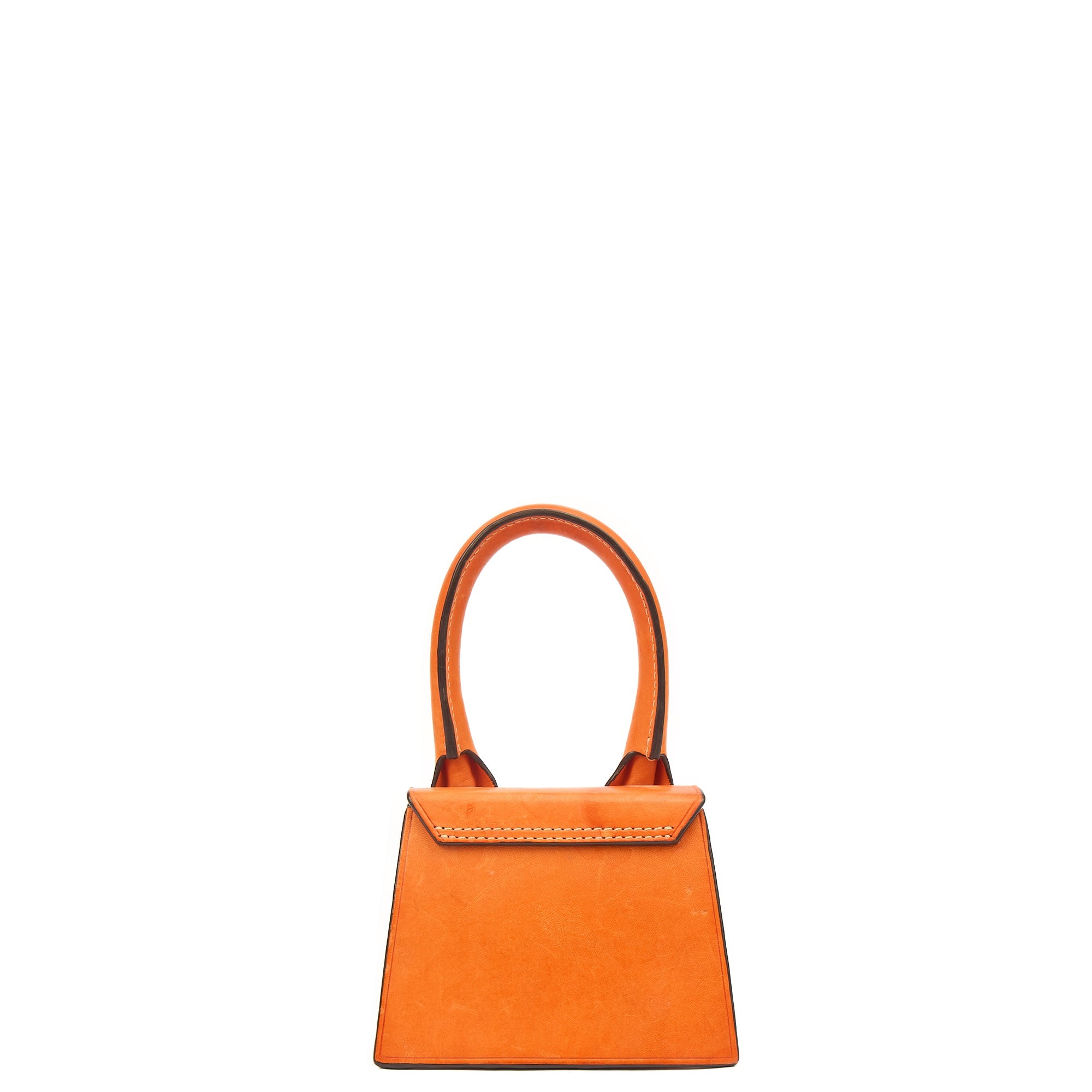 Jacquemus Mini Bag Le Chiquito in Orange, Leather