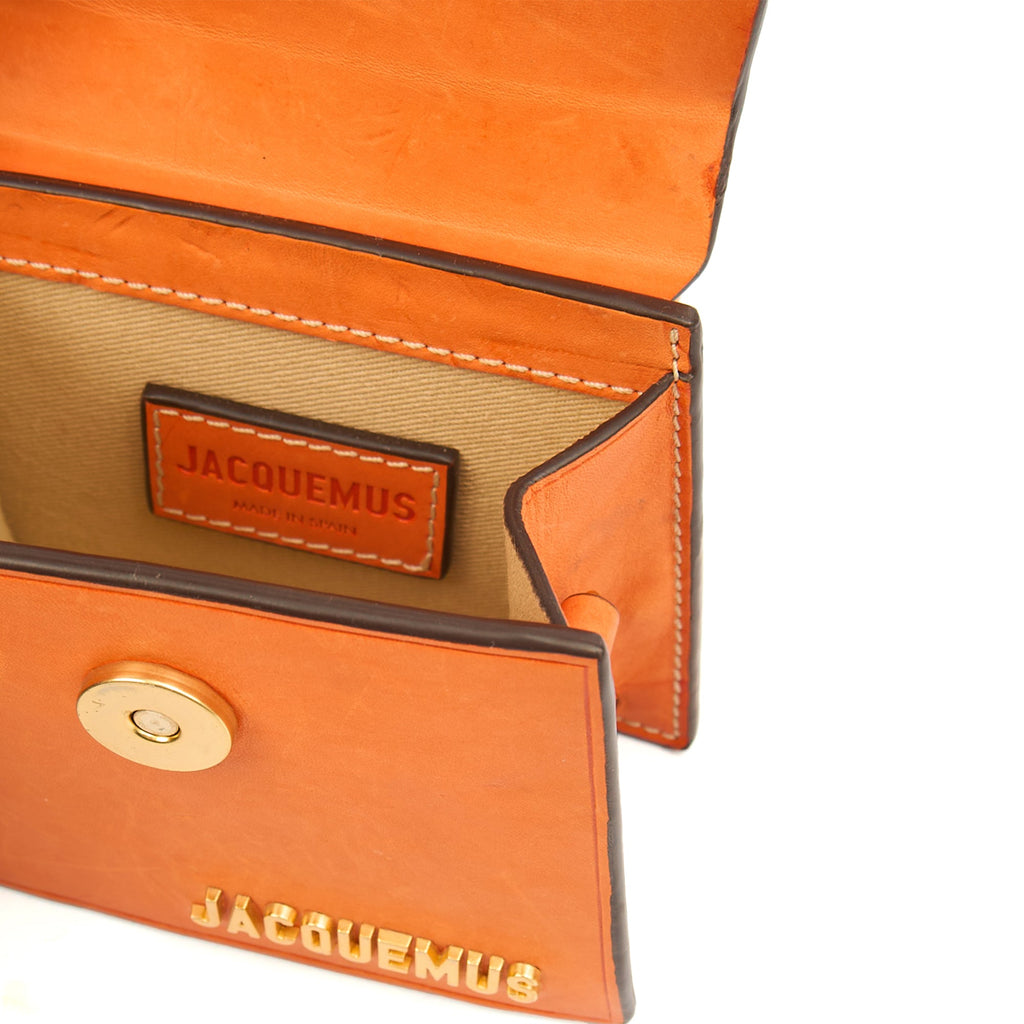 Jacquemus Mini Bag Le Chiquito in Orange, Leather