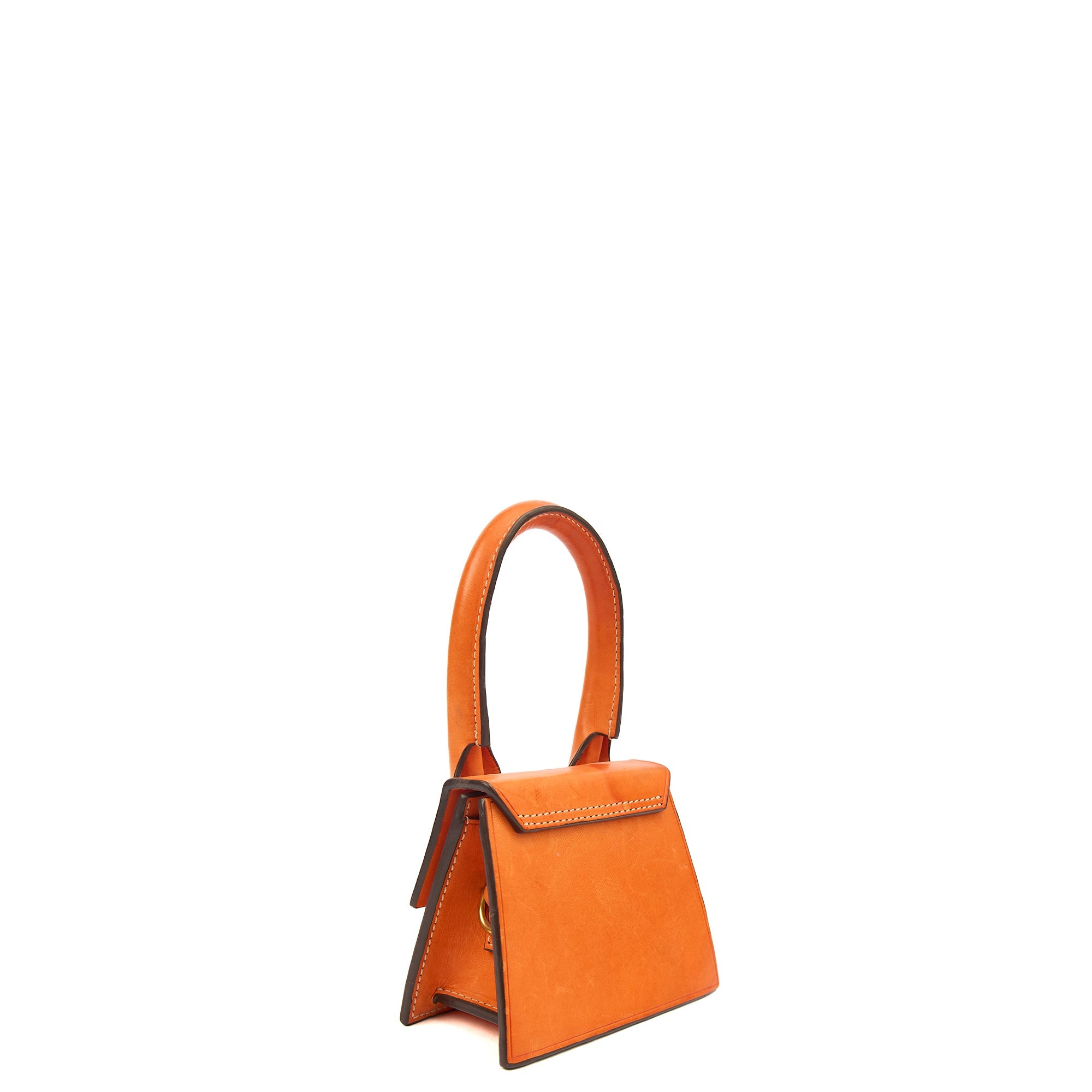 Jacquemus Mini Bag Le Chiquito in Orange, Leather