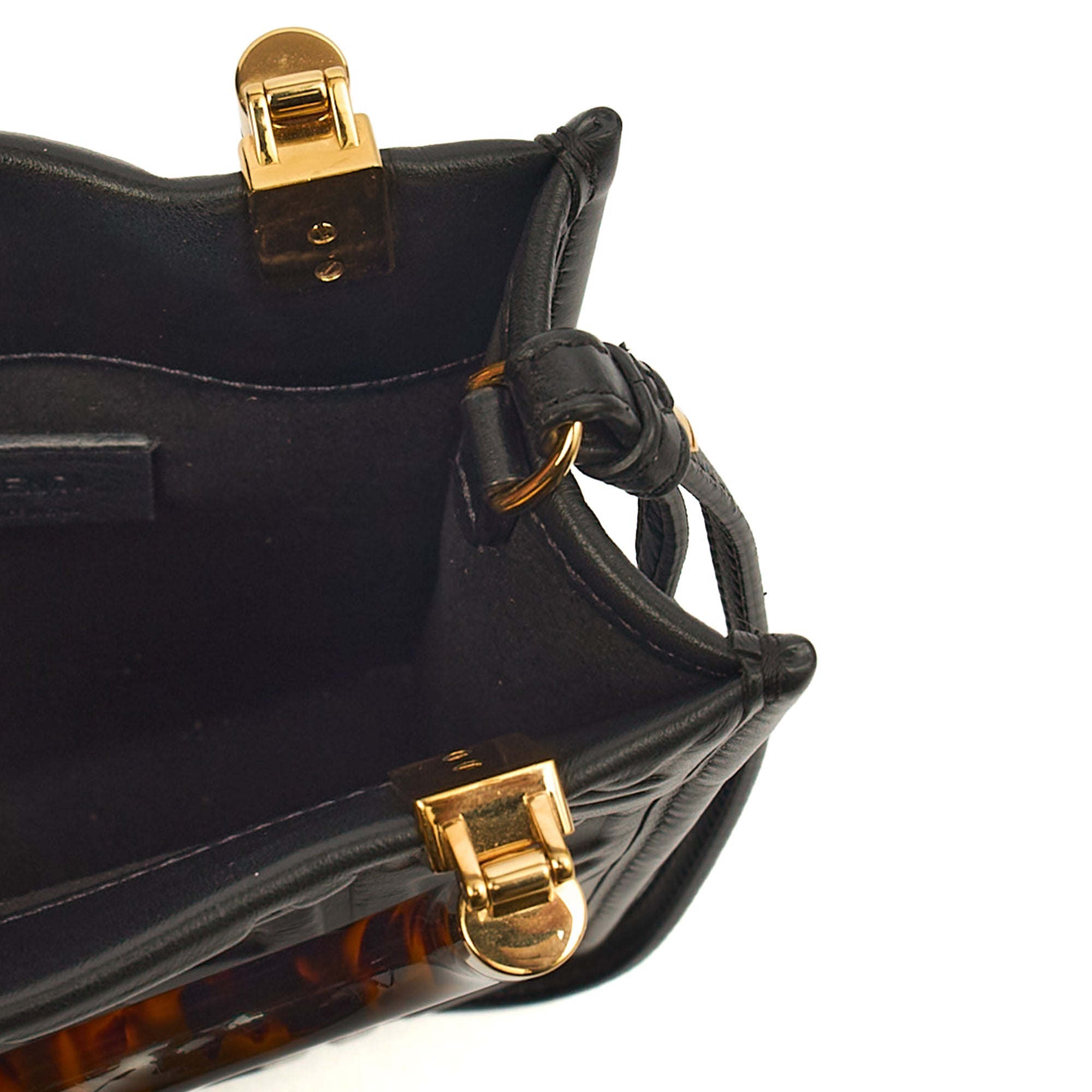 Fendi Mini Bag Sunshine - Mini in Black, Leather