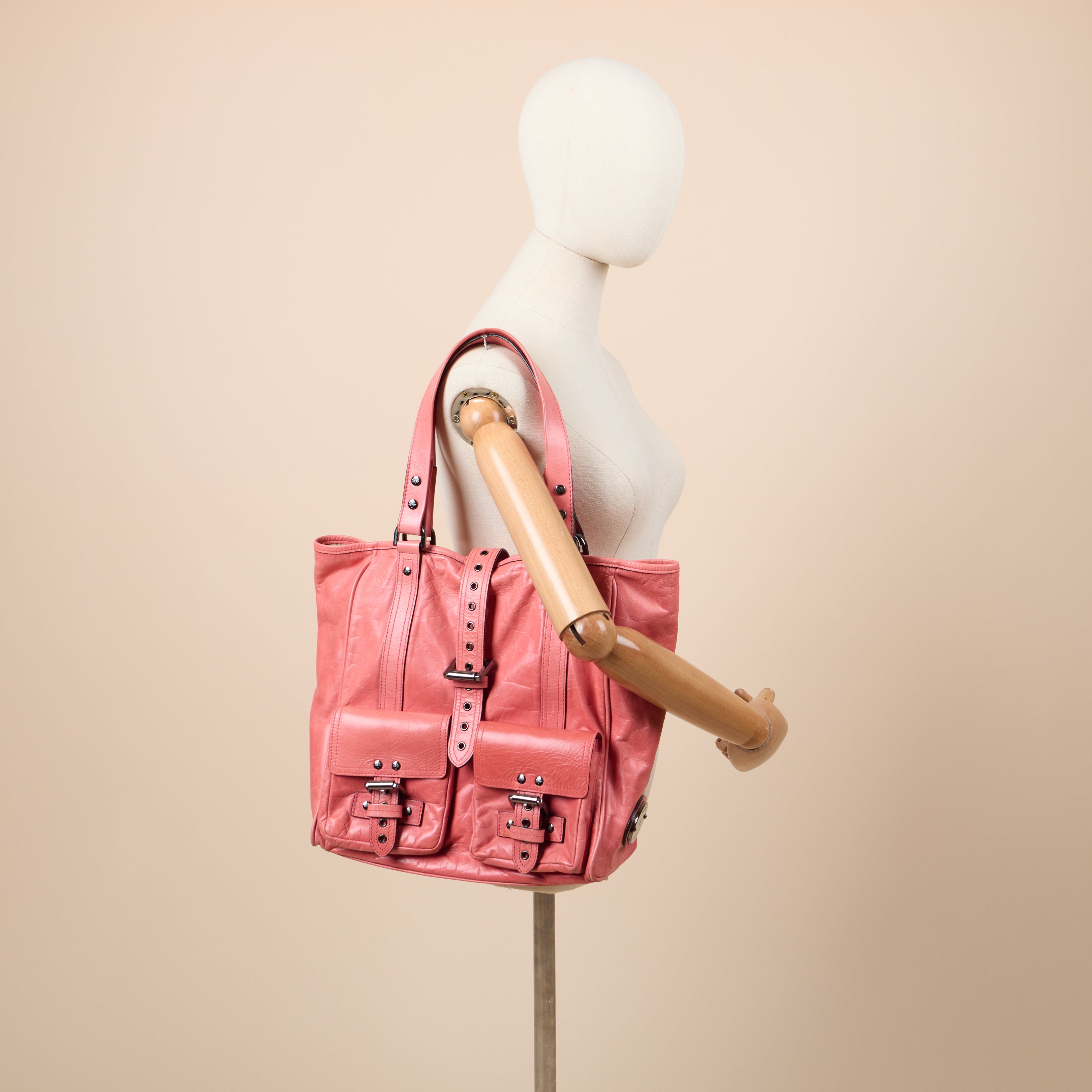 Mulberry Tote Vintage Tote  in Pink, Leather