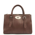 Mulberry Tote Bayswater Double Zip Tote in Putty, Leather