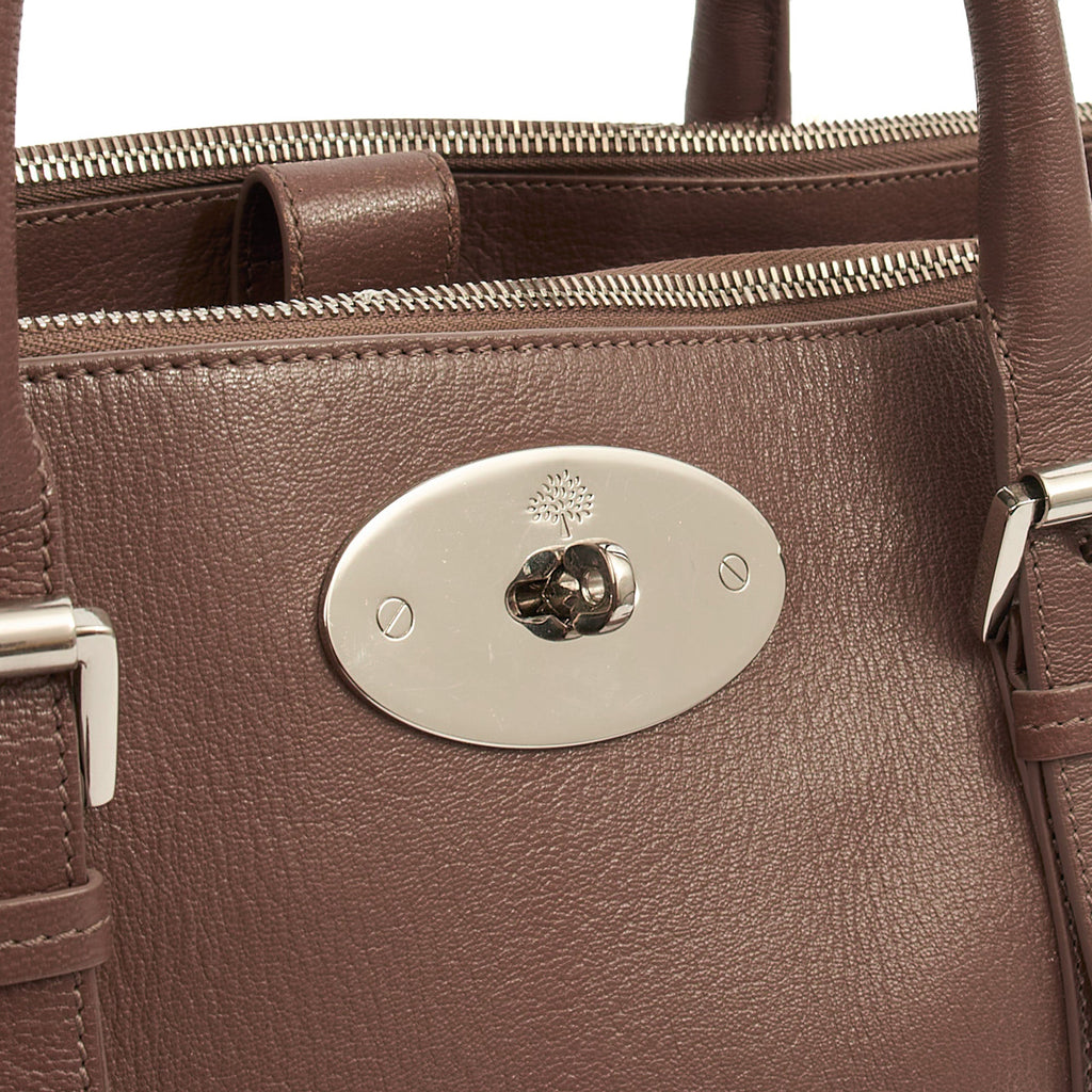 Mulberry Tote Bayswater Double Zip Tote in Putty, Leather
