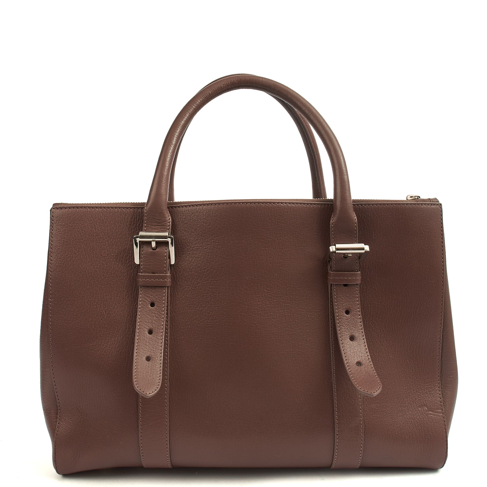 Mulberry Tote Bayswater Double Zip Tote in Putty, Leather
