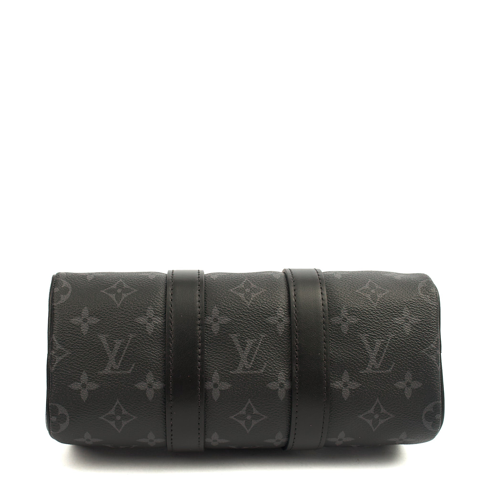 Louis Vuitton Cross Body Keepall 25 Bandouliere in Monogram Eclipse, Canvas