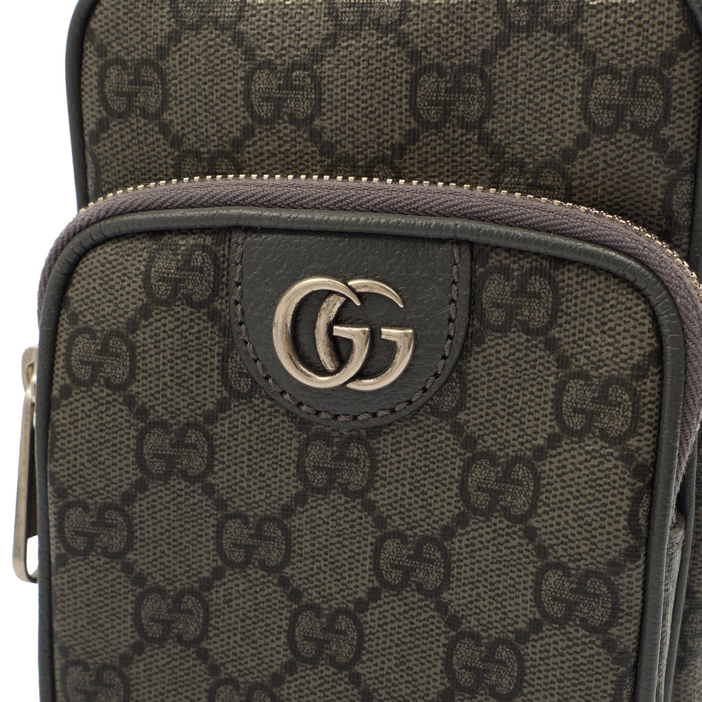 Gucci Cross Body Ophidia Crossbody in Grey, Leather