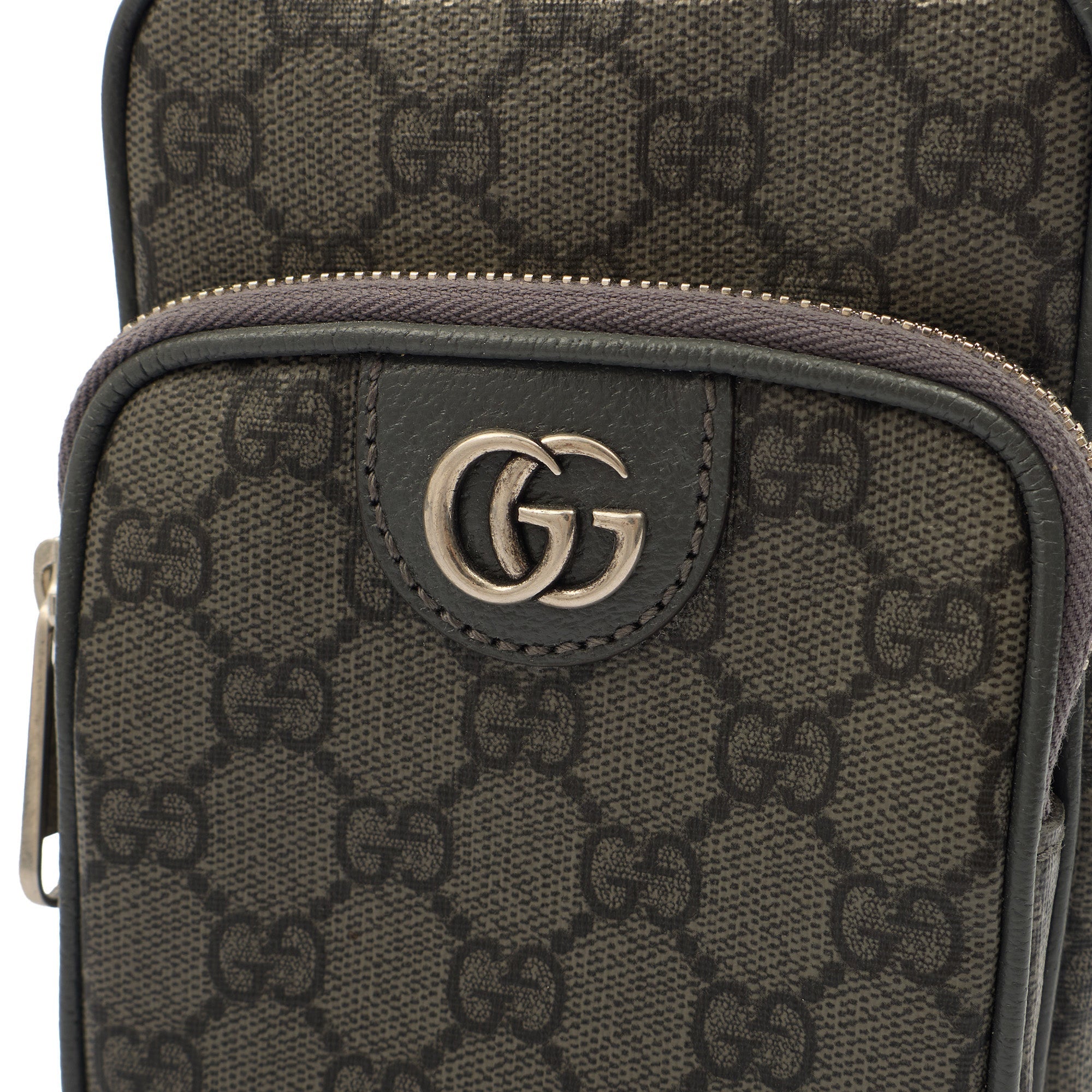 Gucci Cross Body Ophidia Crossbody in Grey, Leather