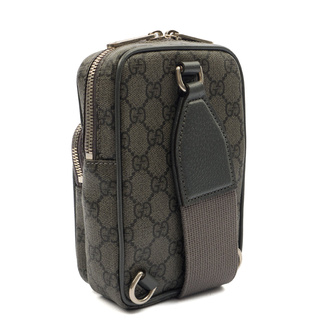 Gucci Cross Body Ophidia Crossbody in Grey, Leather
