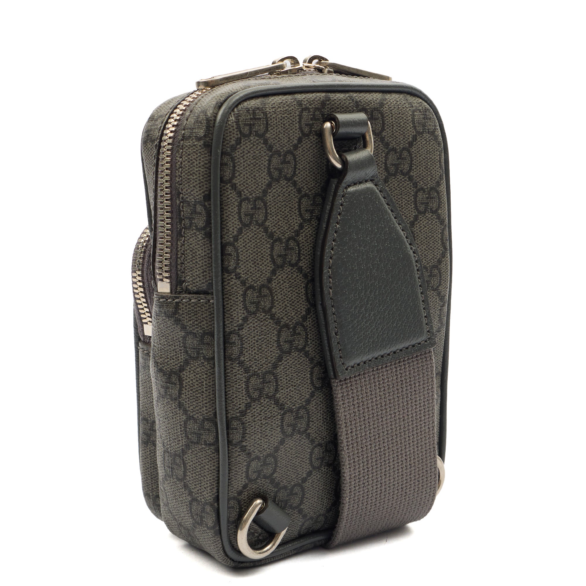 Gucci Cross Body Ophidia Crossbody in Grey, Leather
