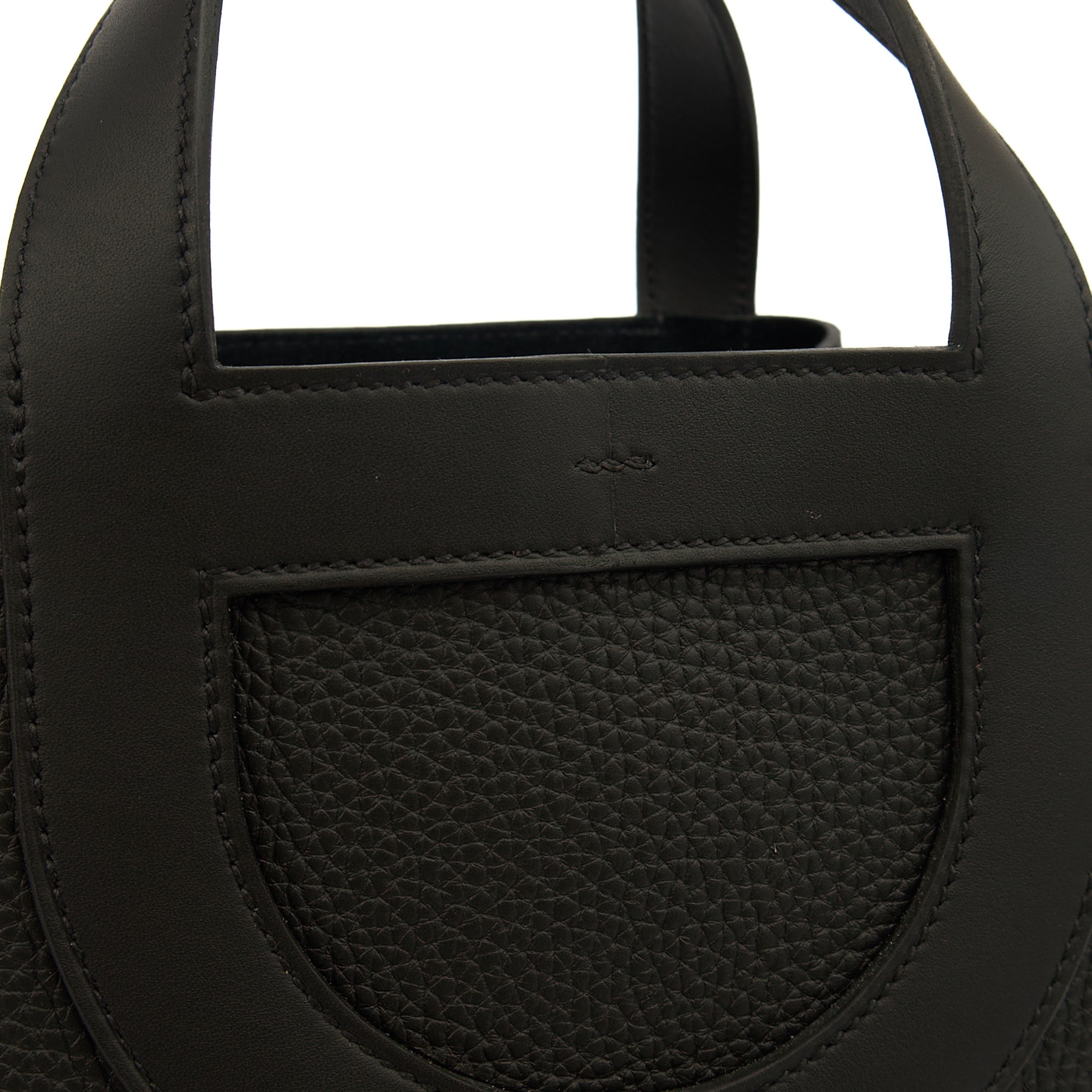 Hermes Tote In The Loop in Black, Togo Leather