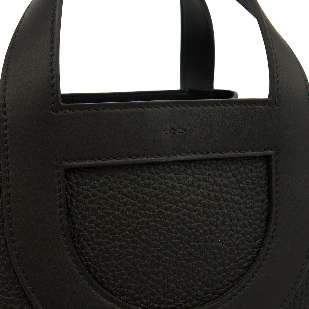 Hermes Tote In The Loop in Black, Togo Leather