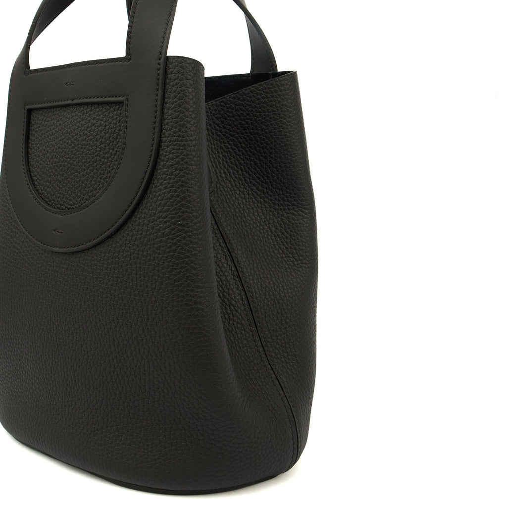 Hermes Tote In The Loop in Black, Togo Leather