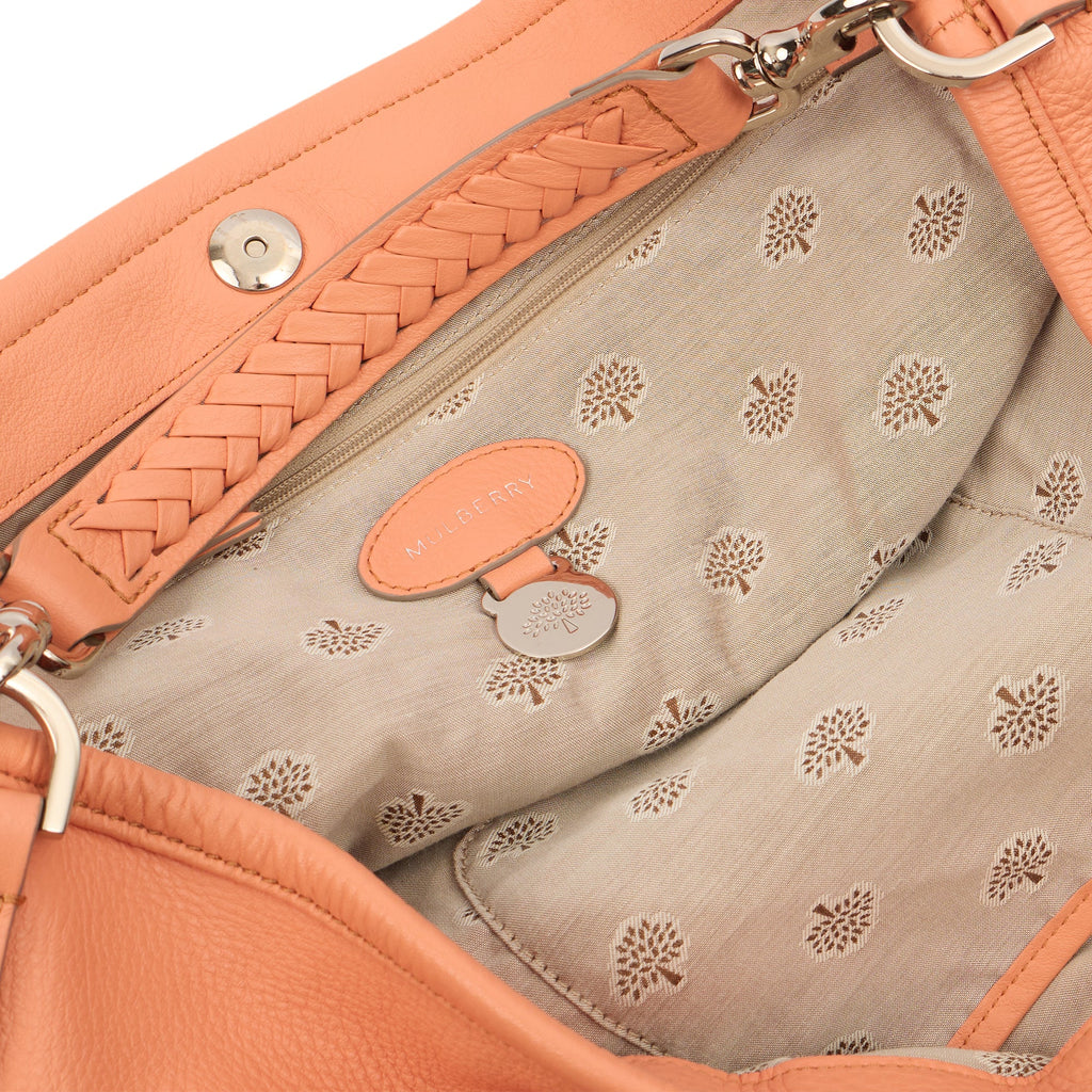 Mulberry Shoulder Bag Effie Satchel in Pink, Leather