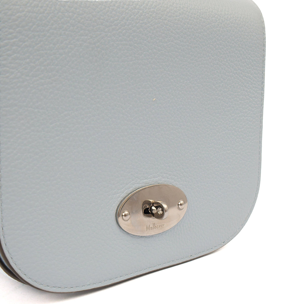 Mulberry Cross Body Darley Shoulder Bag - Small  in Poplin Blue, Calfskin Leather