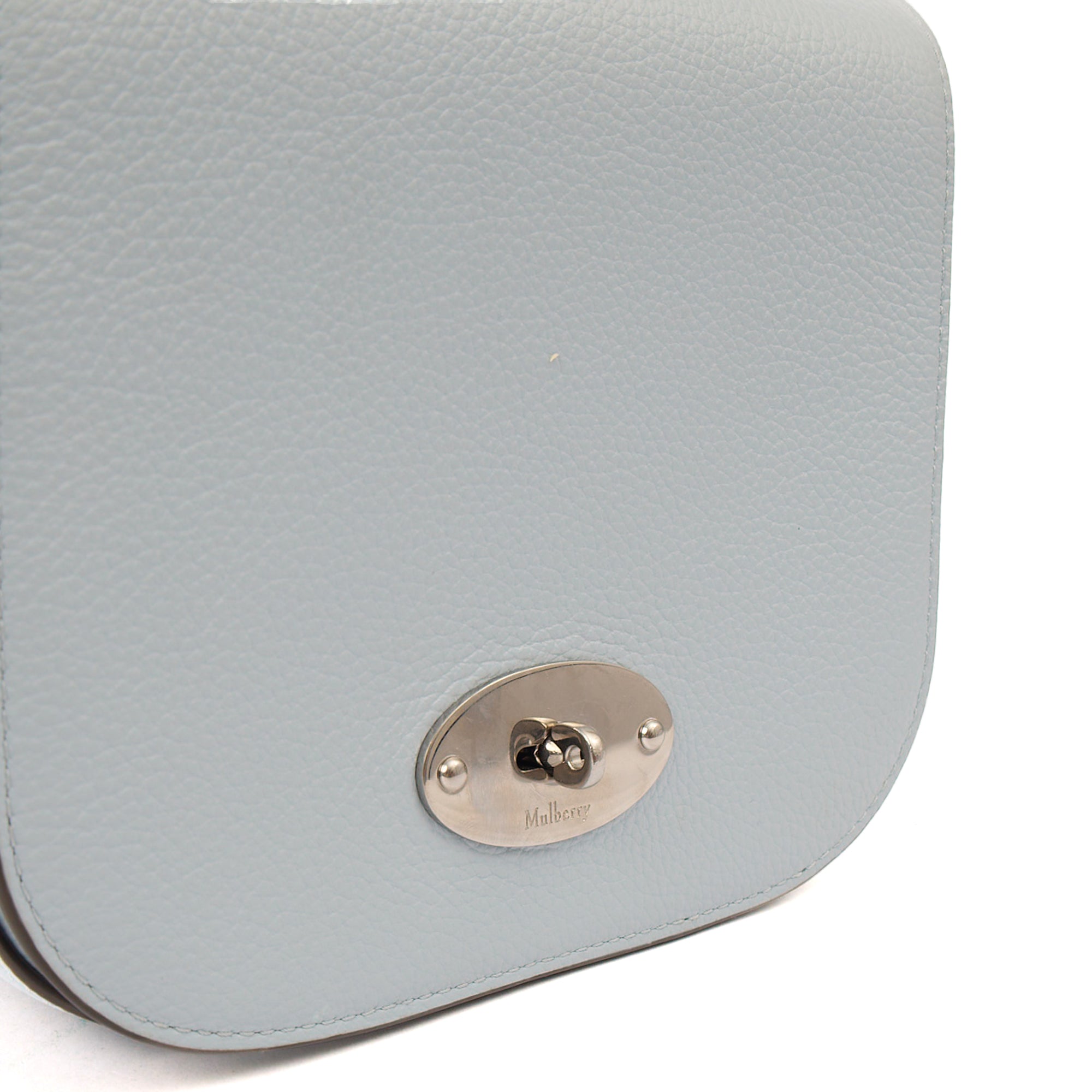 Mulberry Cross Body Darley Shoulder Bag - Small  in Poplin Blue, Calfskin Leather