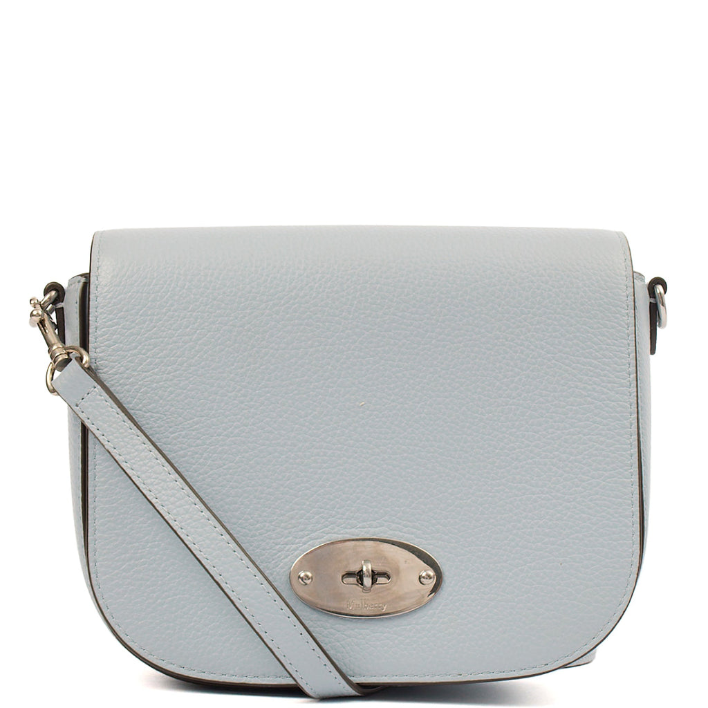 Mulberry Cross Body Darley Shoulder Bag - Small  in Poplin Blue, Calfskin Leather