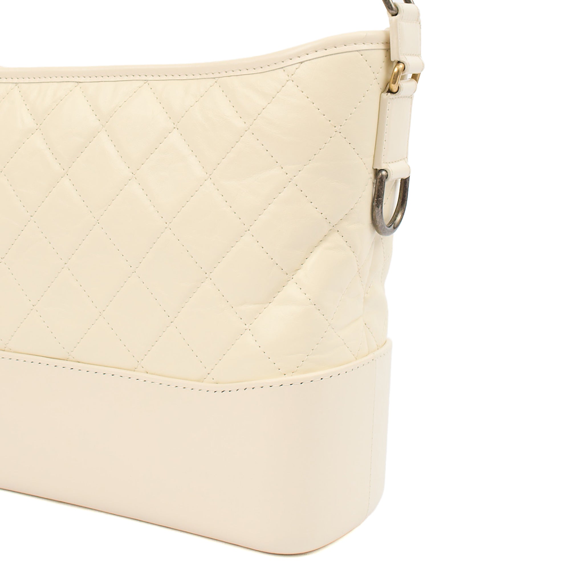 Chanel Shoulder Bag Gabrielle Hobo - Large in Cream, Leather