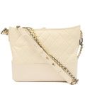 Chanel Shoulder Bag Gabrielle Hobo - Large in Cream, Leather
