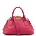 Miu Miu Shoulder Bag Bowling Bag - Small in Pink, Leather