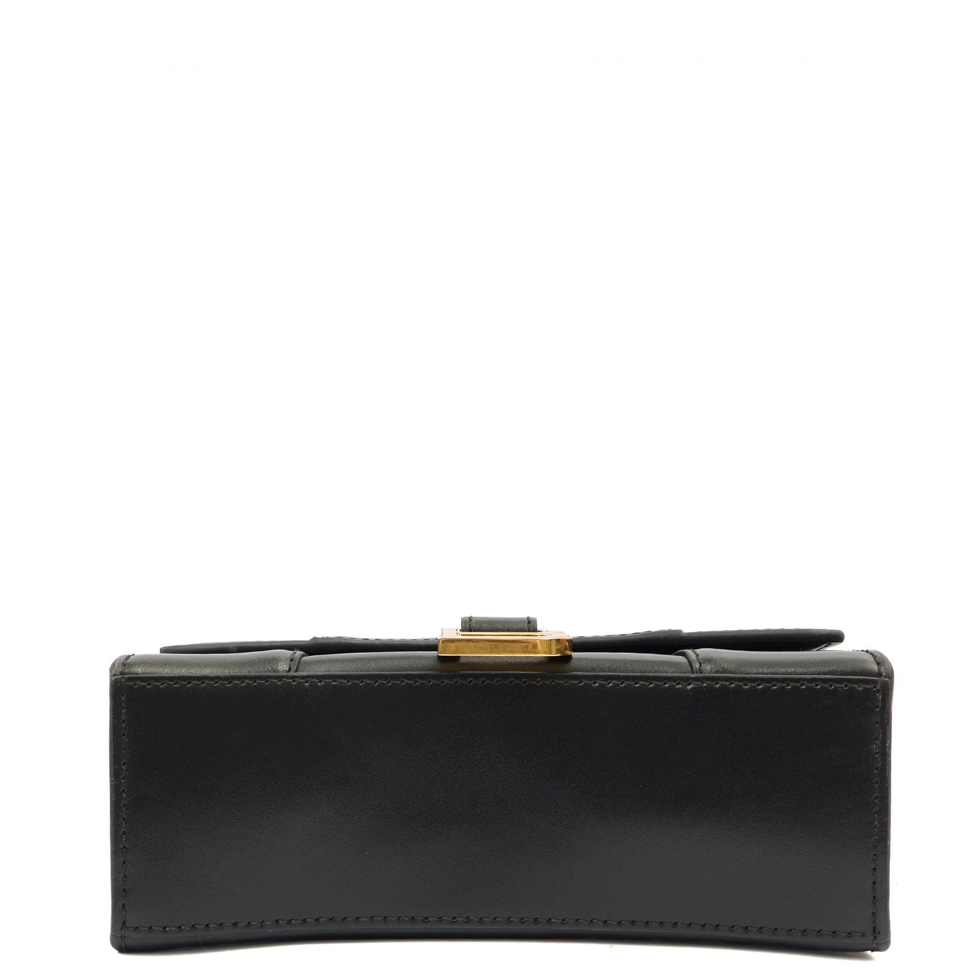 Balenciaga Top Handle Hourglass Top Handle XS in Black, Veau (Calfskin)