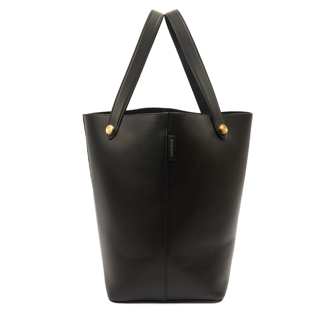 Mulberry Tote Kite Tote in Black, Leather