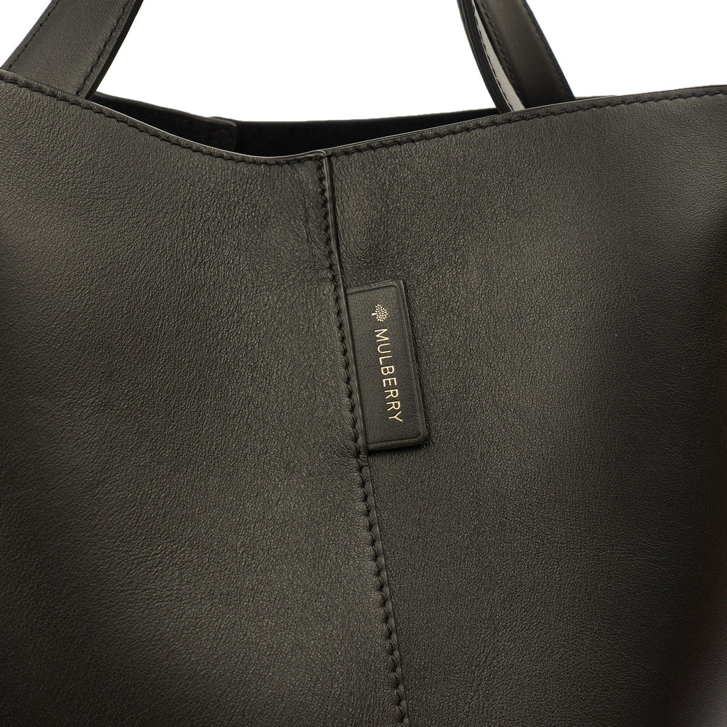 Mulberry Tote Kite Tote in Black, Leather