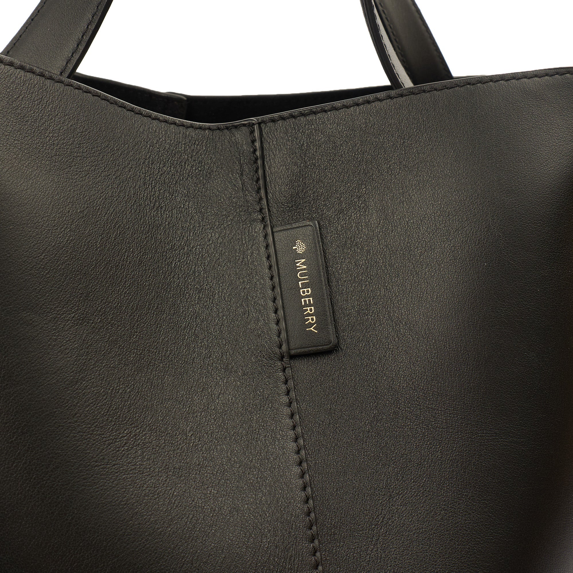 Mulberry Tote Kite Tote in Black, Leather