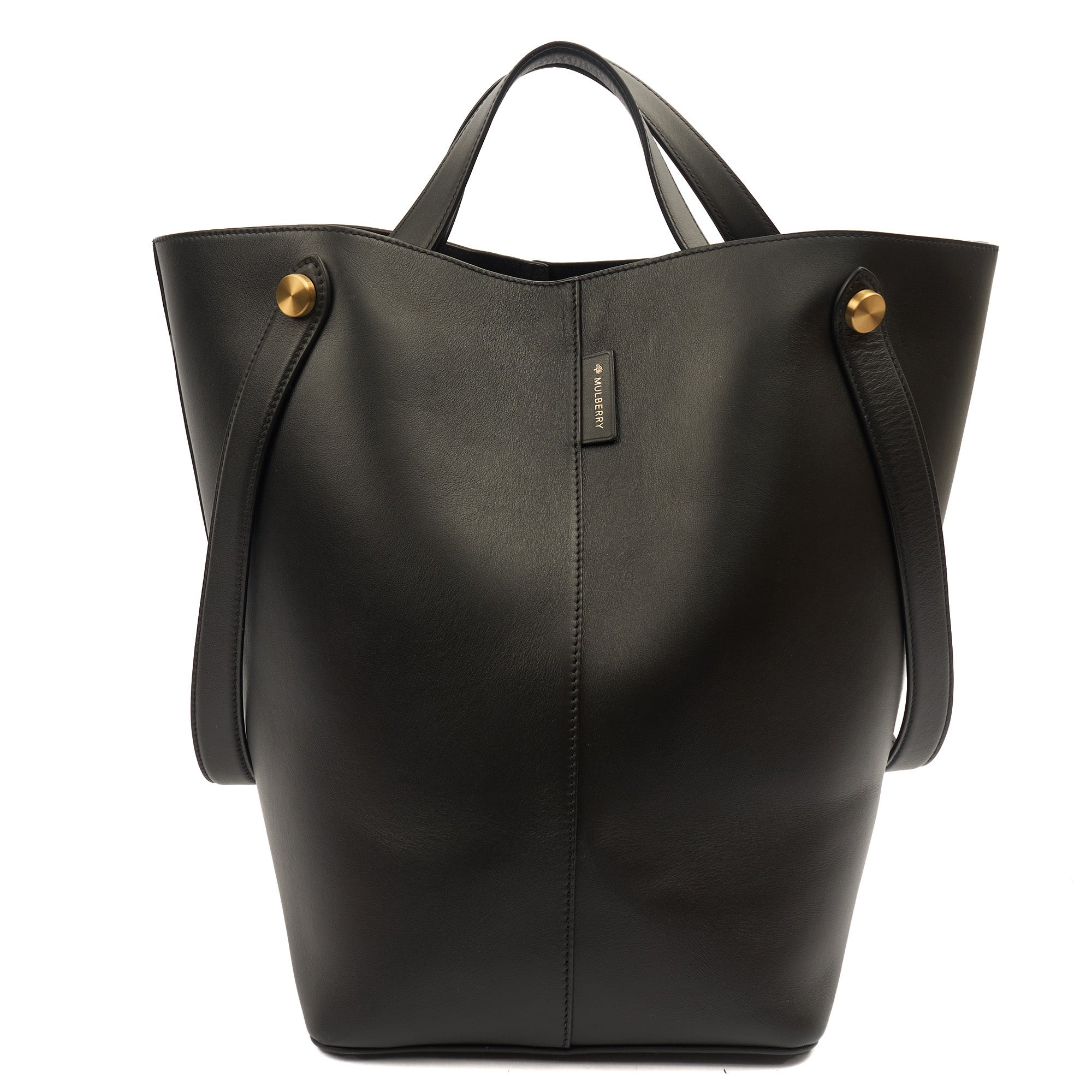 Mulberry Tote Kite Tote in Black, Leather
