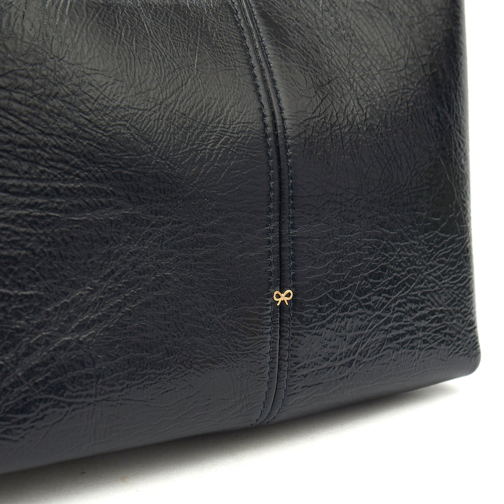 Anya Hindmarch Tote Build a Bag - Small in Blue, Patent Leather