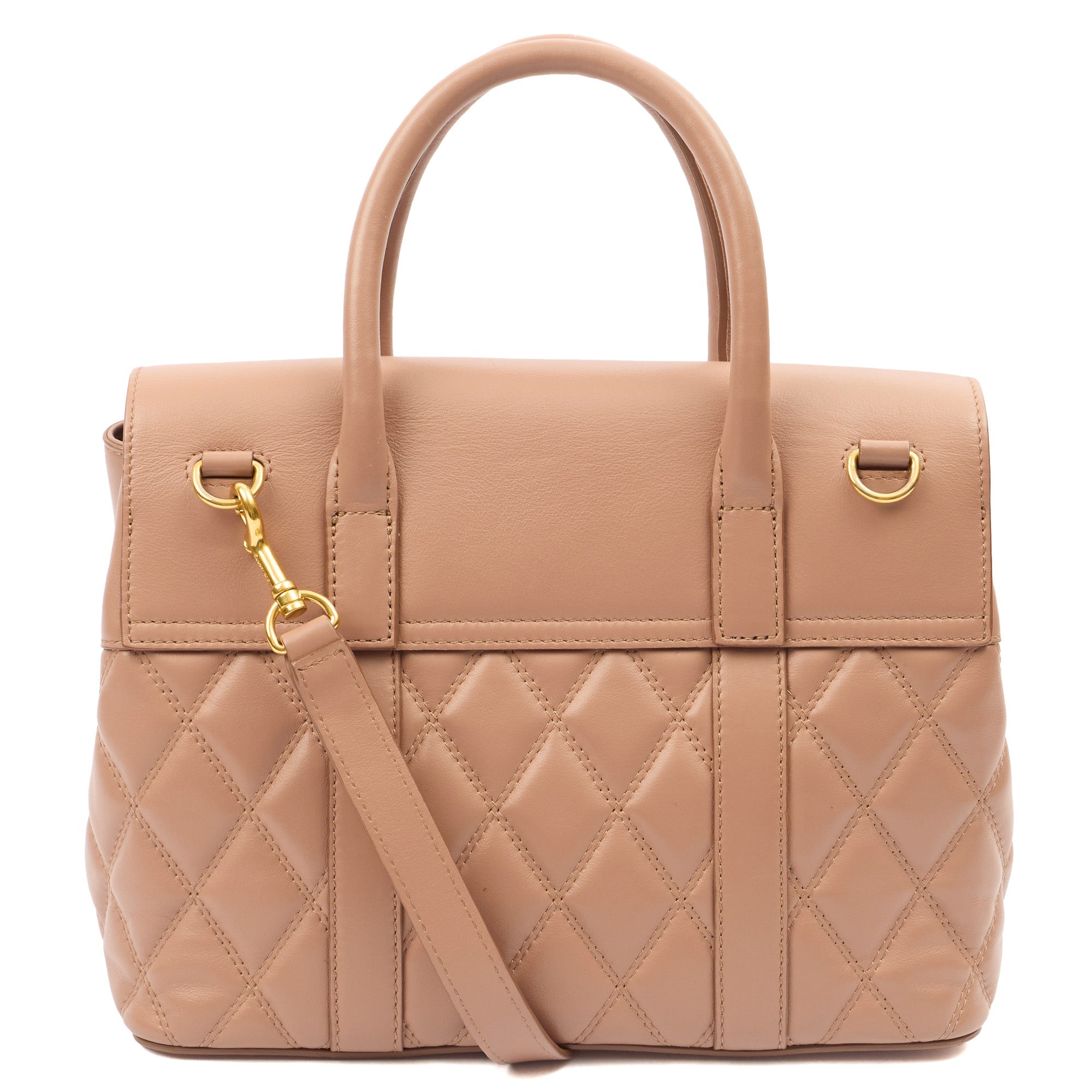 Mulberry Tote Bayswater Backpack in Dark Blush, Calfskin Leather