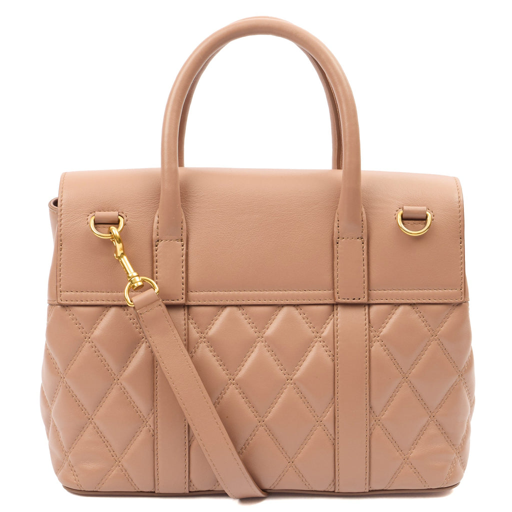 Mulberry Tote Bayswater Backpack in Dark Blush, Calfskin Leather
