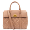 Mulberry Tote Bayswater Backpack in Dark Blush, Calfskin Leather
