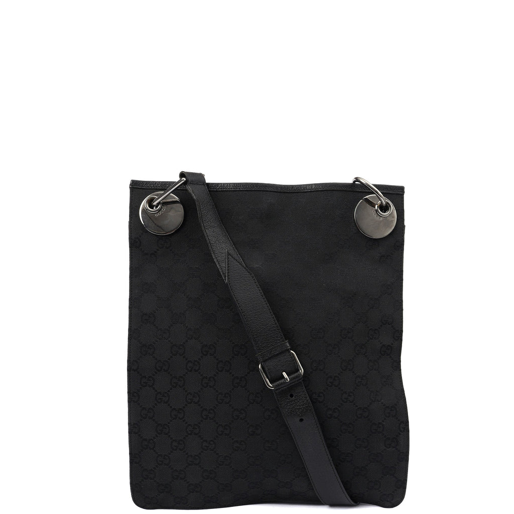 Gucci Cross Body Eclipse Tote in Night Courrier GG Supreme, GG Canvas