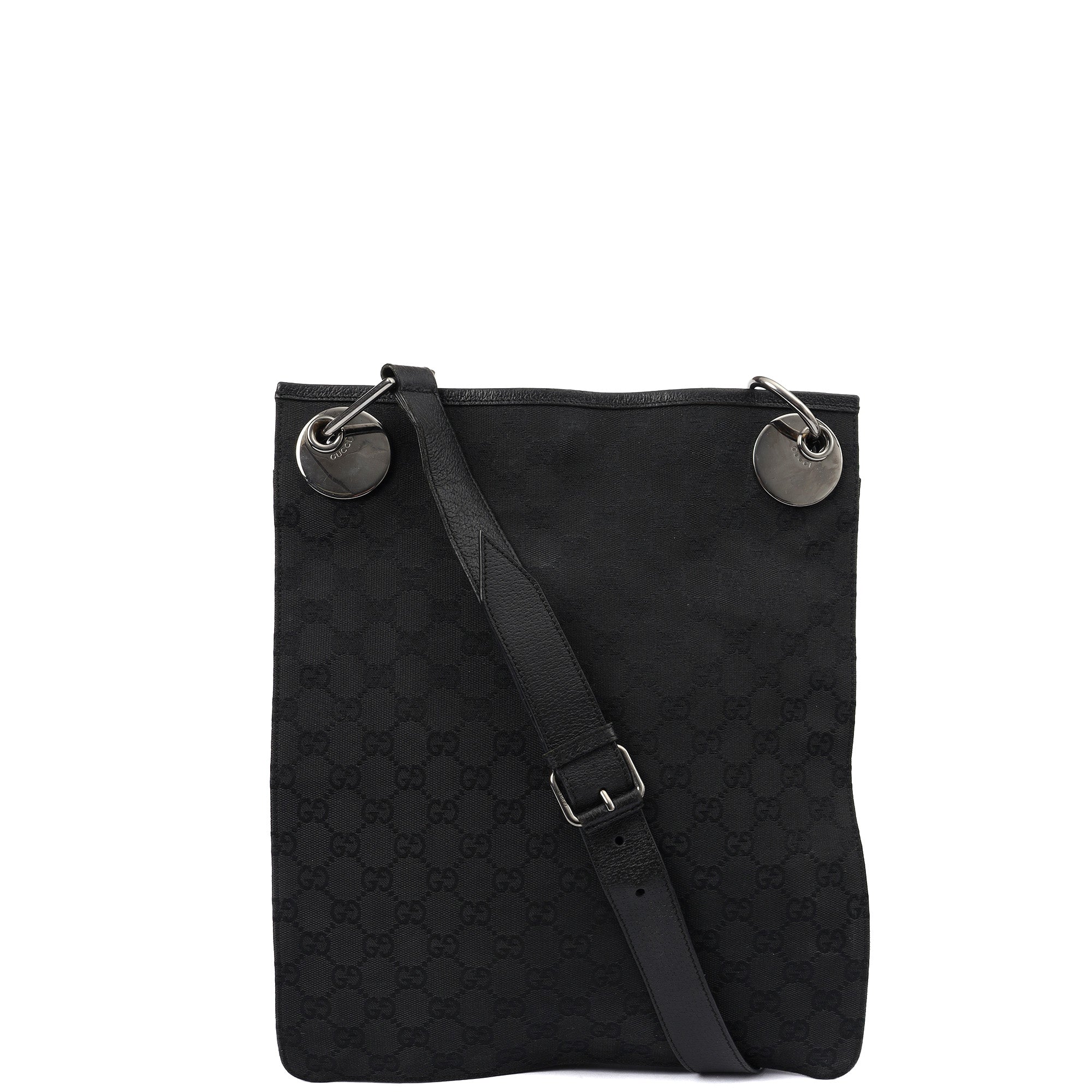 Gucci Cross Body Eclipse Tote in Night Courrier GG Supreme, GG Canvas