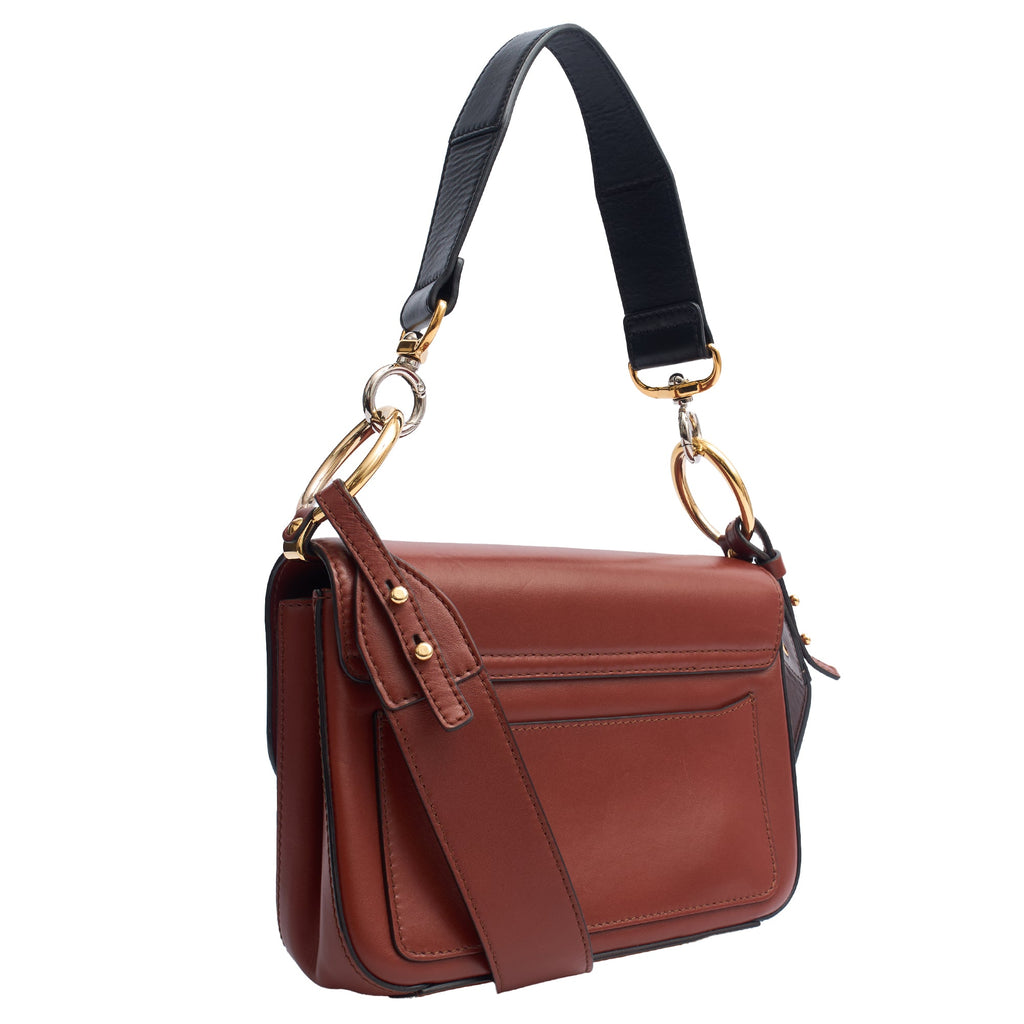 Chloe Cross Body Chloe C - Small in Red, Calfskin Leather