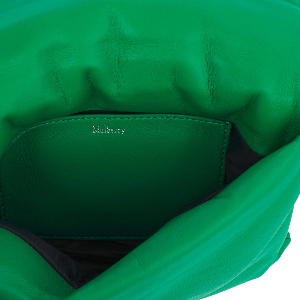 Mulberry Cross Body Little Softie in Lawn Green, Leather