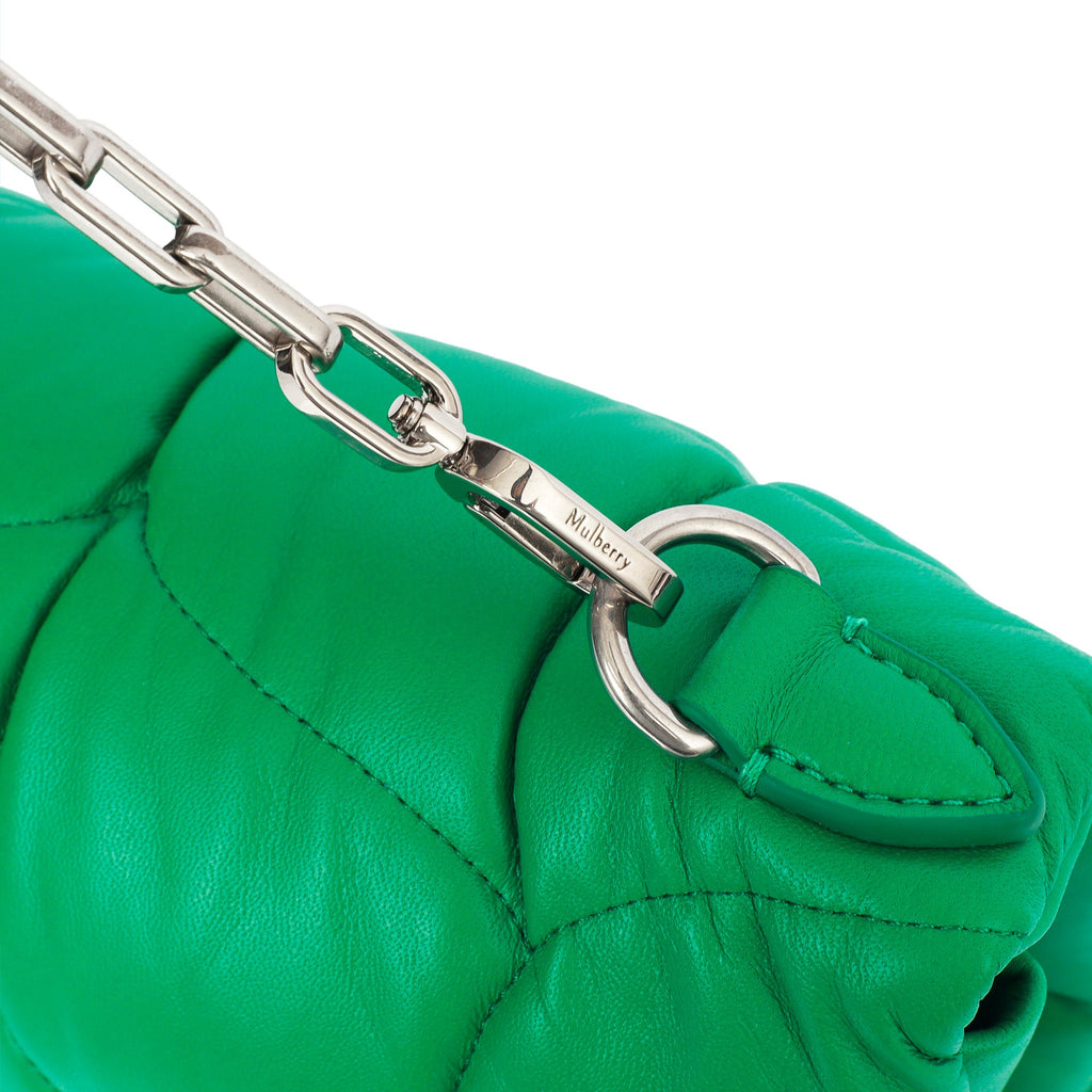 Mulberry Cross Body Little Softie in Lawn Green, Leather