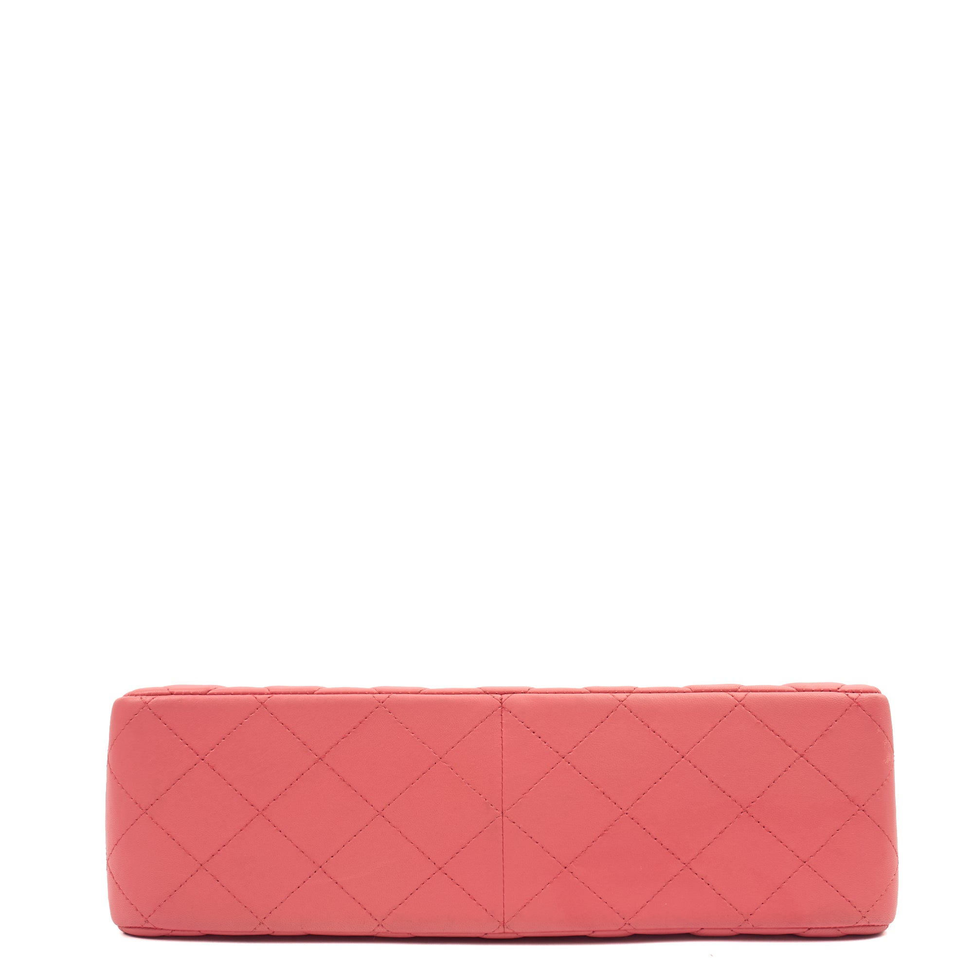 Chanel Shoulder Bag Classic Double Flap - Large in Pink, Lambskin Leather
