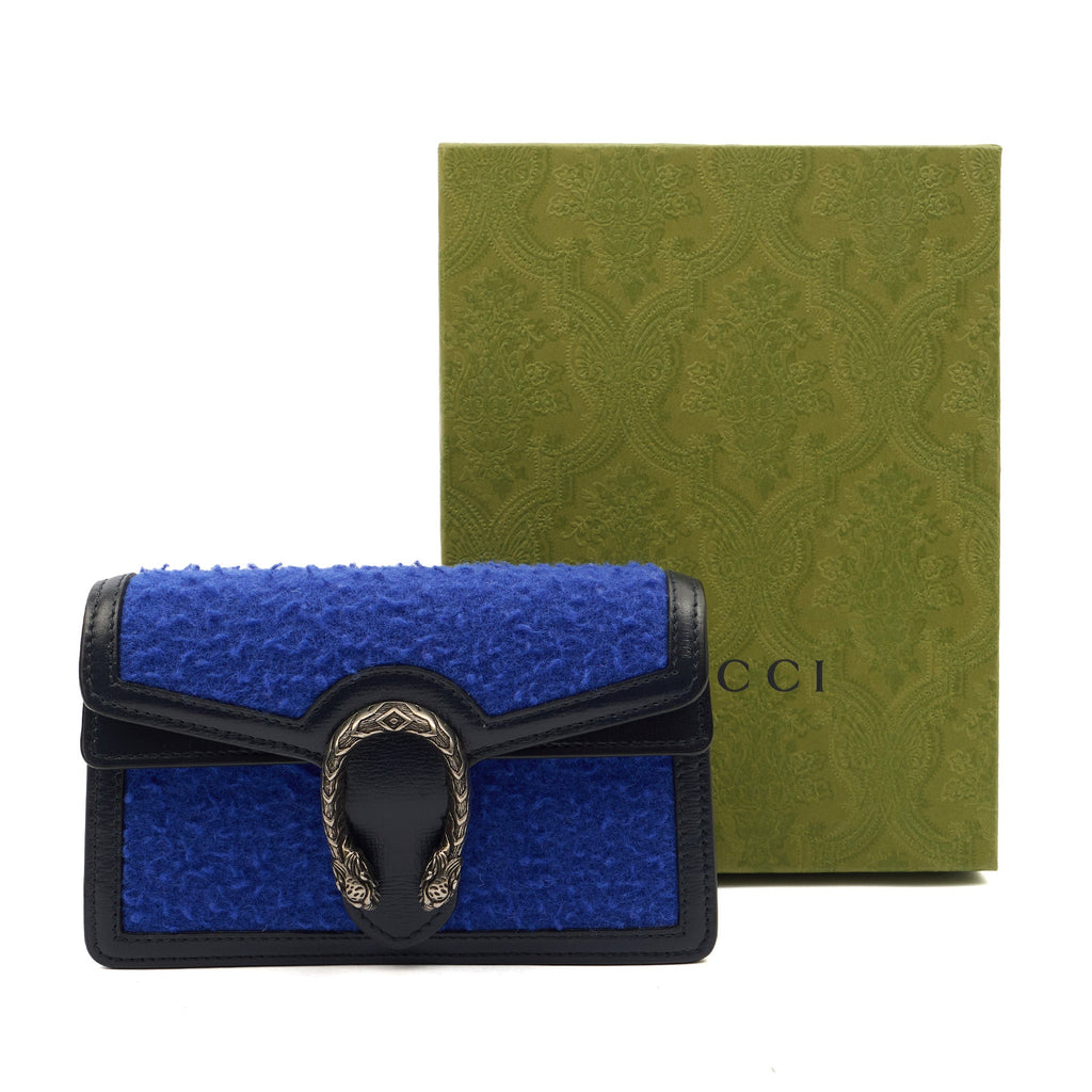 Gucci Cross Body Dionysus - Mini in Blue, Fabric
