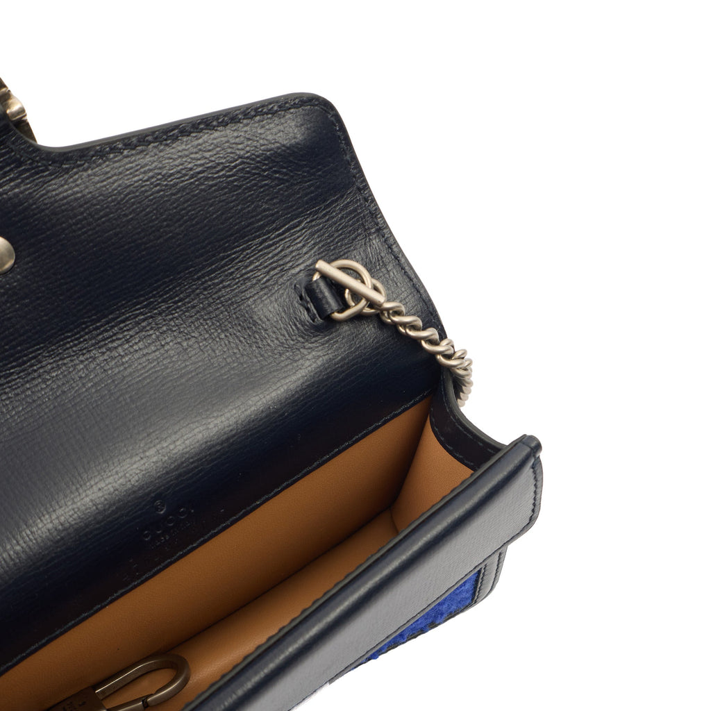 Gucci Cross Body Dionysus - Mini in Blue, Fabric