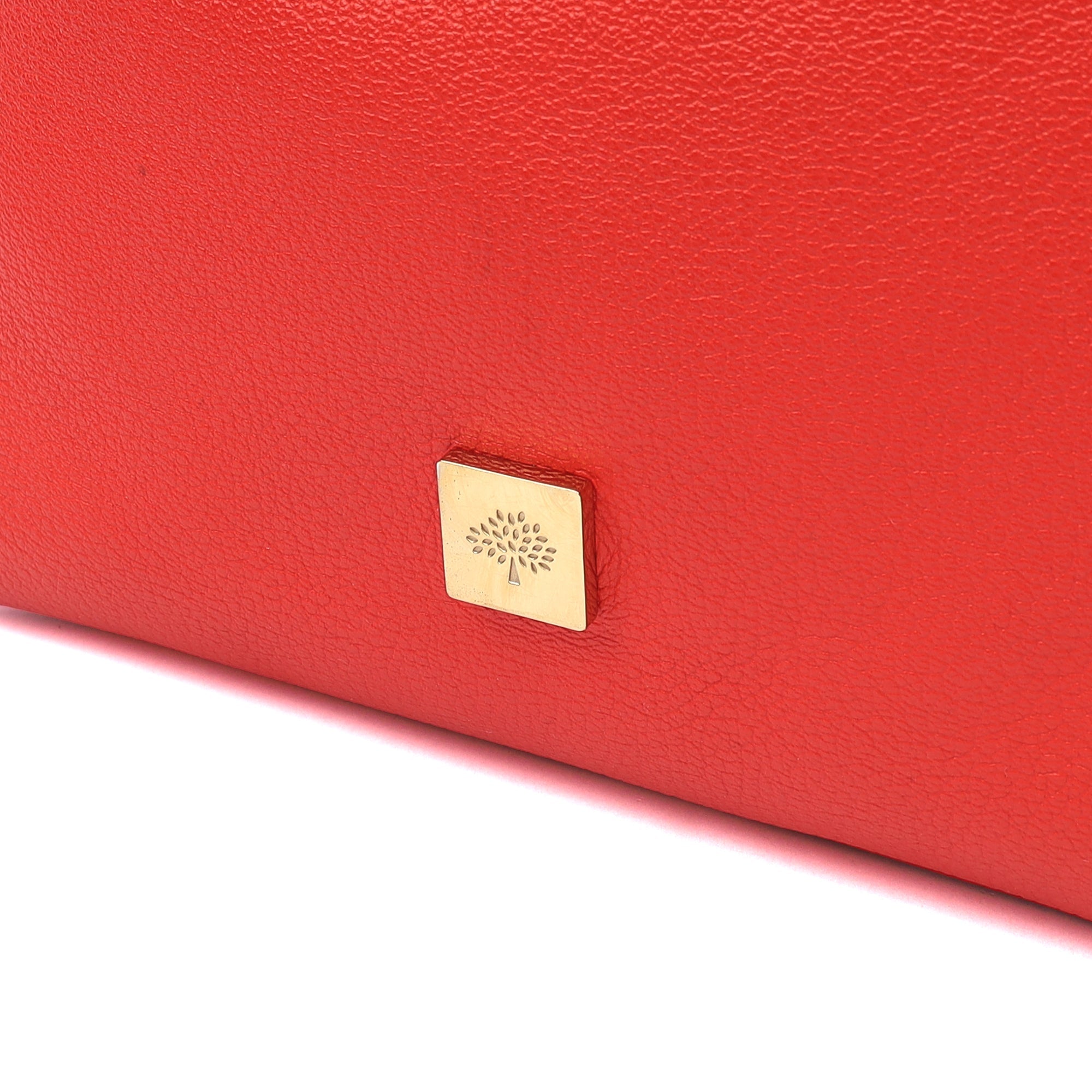 Mulberry Shoulder Bag Freya in Fiery Red, Calfskin Leather