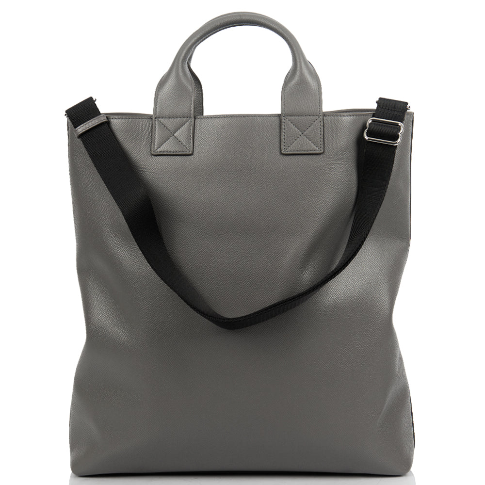 Burberry Tote in Grey, Leather
