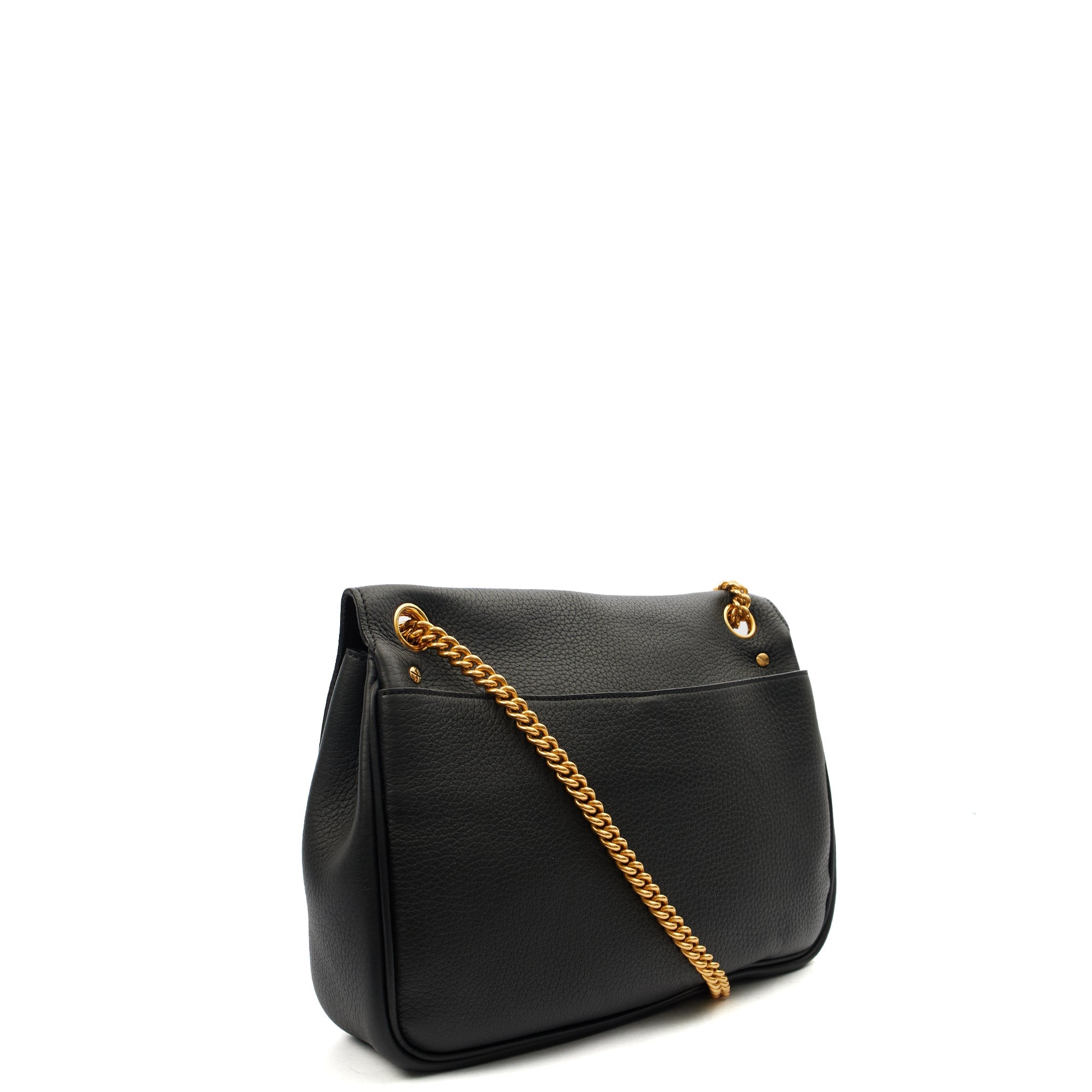 Mulberry Satchel Darley Shoulder Bag  in Black, Leather