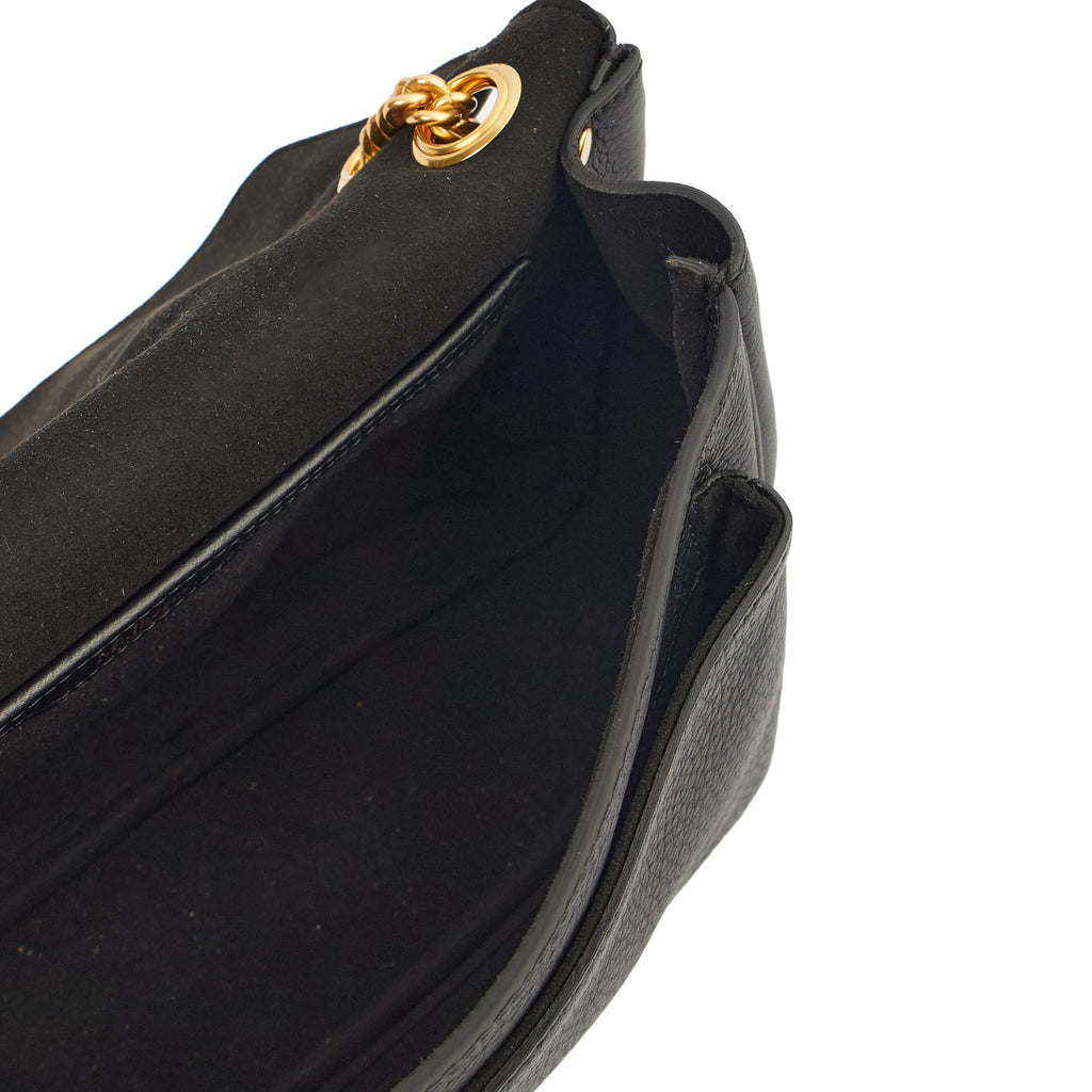 Mulberry Satchel Darley Shoulder Bag  in Black, Leather